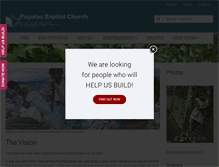 Tablet Screenshot of payatasbaptistchurch.org